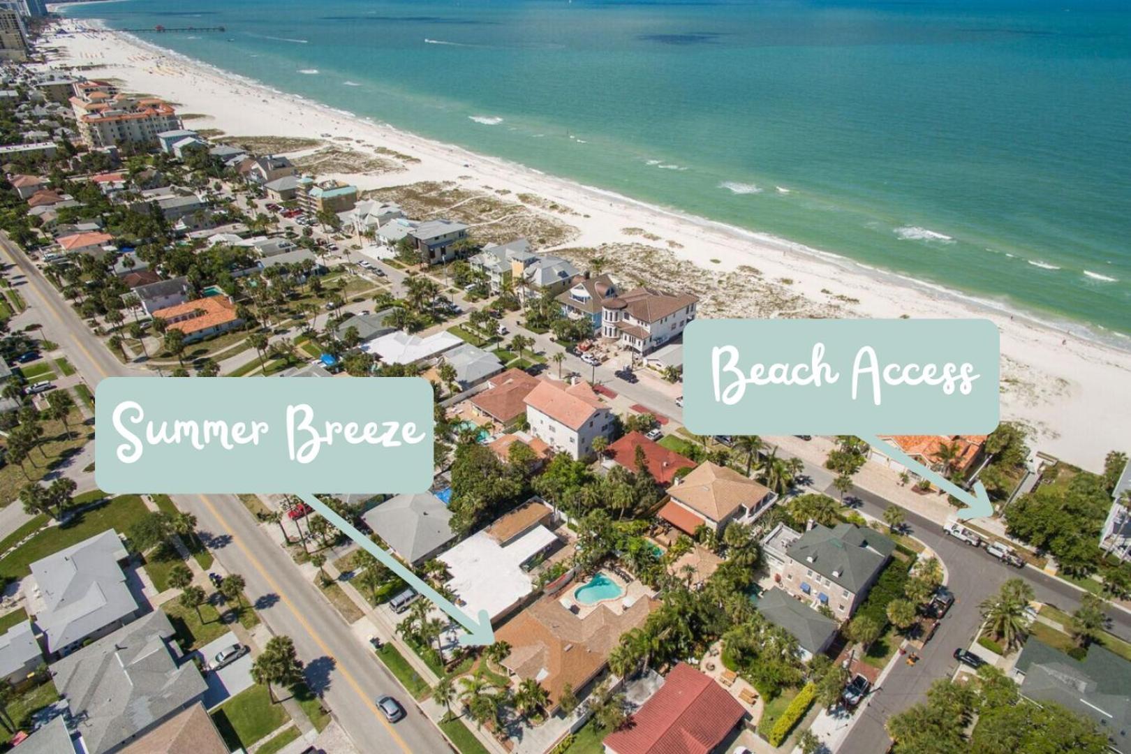 Summer Breeze - Weekly Beach Rental เคลียร์วอเตอร์บีช ภายนอก รูปภาพ